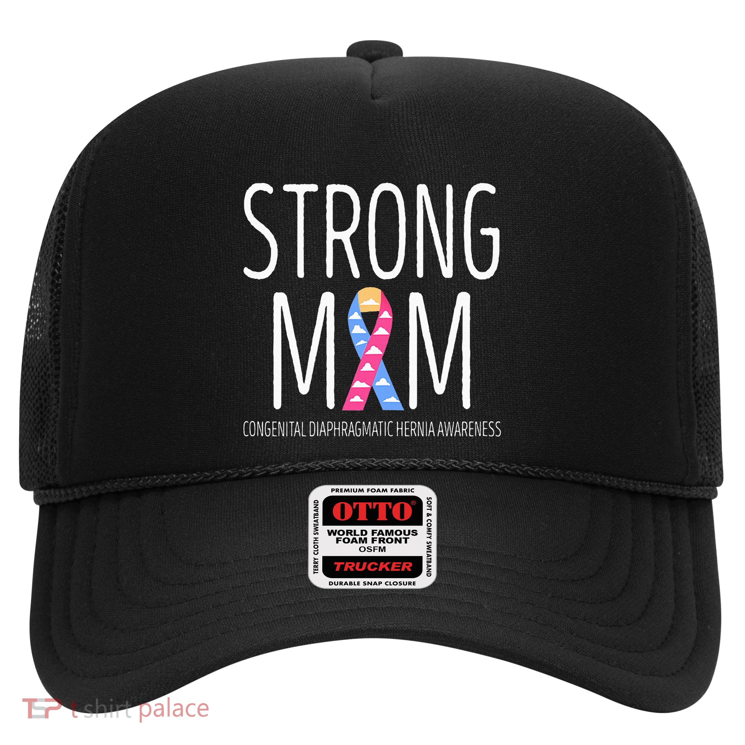 Strong Mom Congenital Diaphragmatic Hernia Awareness Trucker Hat