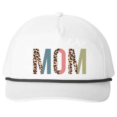 Soccer Mom Cute Mom Life Soccer Game Day Cheer Mom Snapback Five-Panel Rope Hat