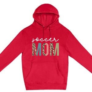 Soccer Mom Cute Mom Life Soccer Game Day Cheer Mom Premium Pullover Hoodie