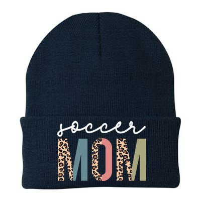 Soccer Mom Cute Mom Life Soccer Game Day Cheer Mom Knit Cap Winter Beanie