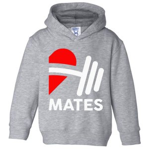 Swole Mates Couples Matching Couples Workout Gym Partner Toddler Hoodie