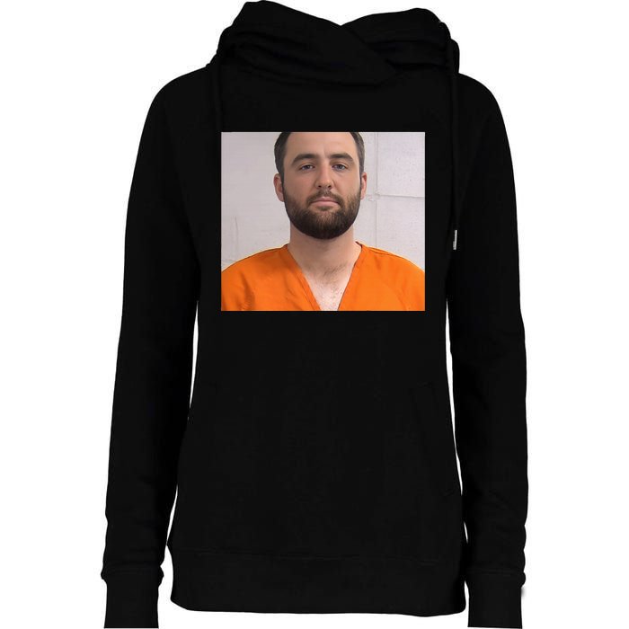 Scottie Mugshot Color Photo Only Womens Funnel Neck Pullover Hood