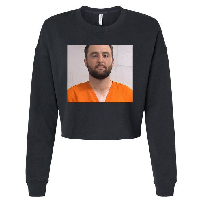 Scottie Mugshot Color Photo Only Cropped Pullover Crew