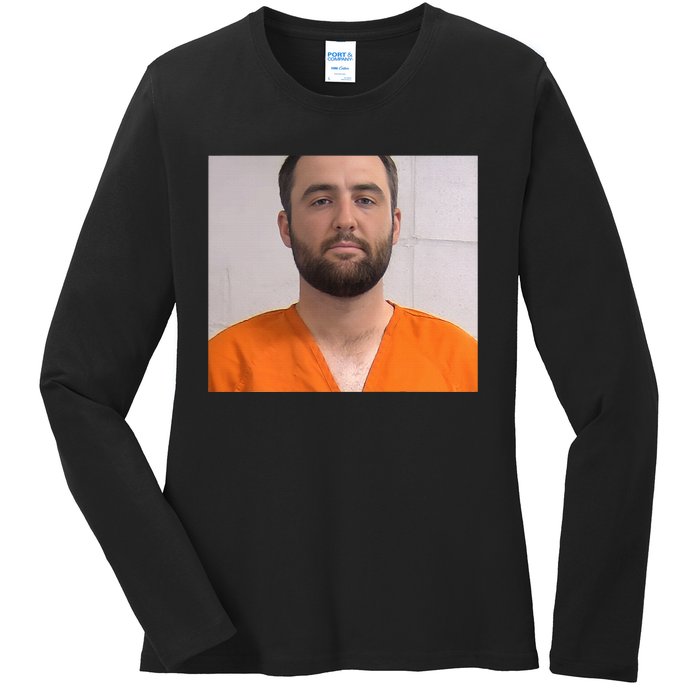 Scottie Mugshot Color Photo Only Ladies Long Sleeve Shirt