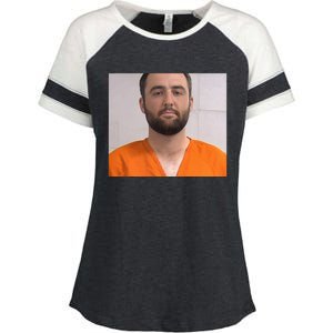 Scottie Mugshot Color Photo Only Enza Ladies Jersey Colorblock Tee