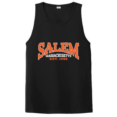 Salem Massachusetts Cute Fall Salem Est 1692 PosiCharge Competitor Tank