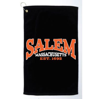 Salem Massachusetts Cute Fall Salem Est 1692 Golf Towel