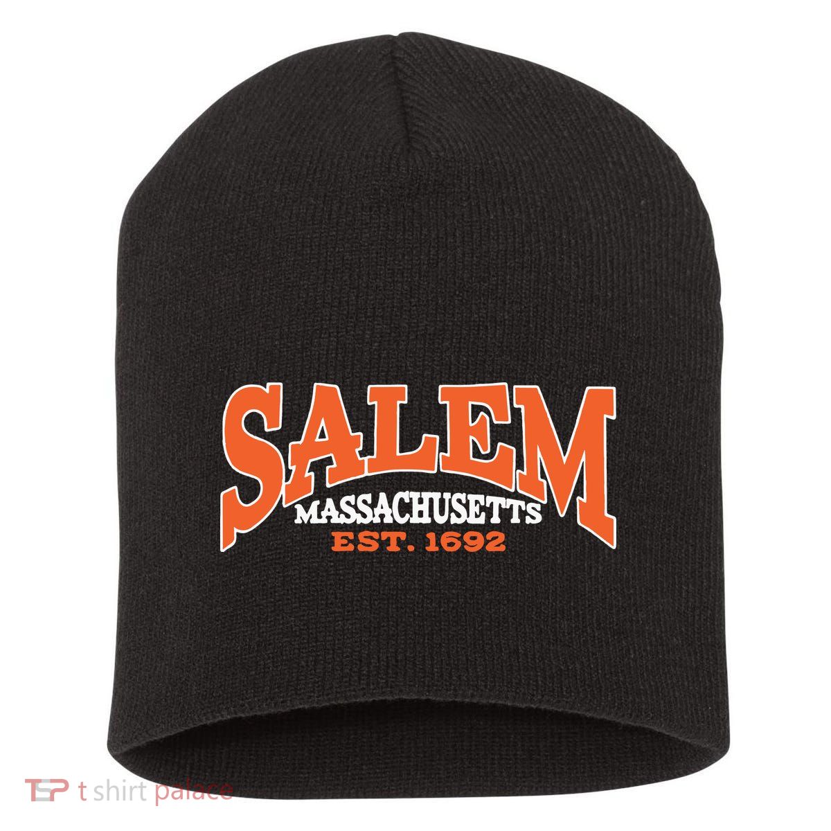 Salem Massachusetts Cute Fall Salem Est 1692 Short Acrylic Beanie