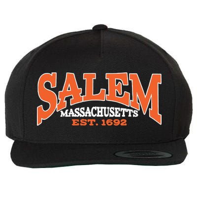 Salem Massachusetts Cute Fall Salem Est 1692 Wool Snapback Cap