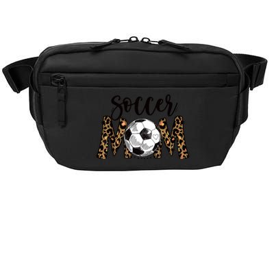 Soccer Mom Cute Mom Life Soccer Game Day Cheer Mom Leopard Crossbody Pack