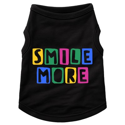 Smile More Colorful Inspiring Doggie Tank