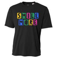 Smile More Colorful Inspiring Cooling Performance Crew T-Shirt