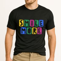 Smile More Colorful Inspiring Performance Shirt
