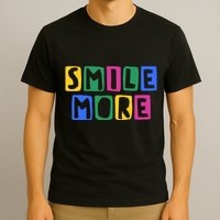 Smile More Colorful Inspiring T-Shirt