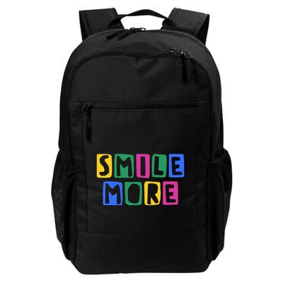 Smile More Colorful Inspiring Backpack
