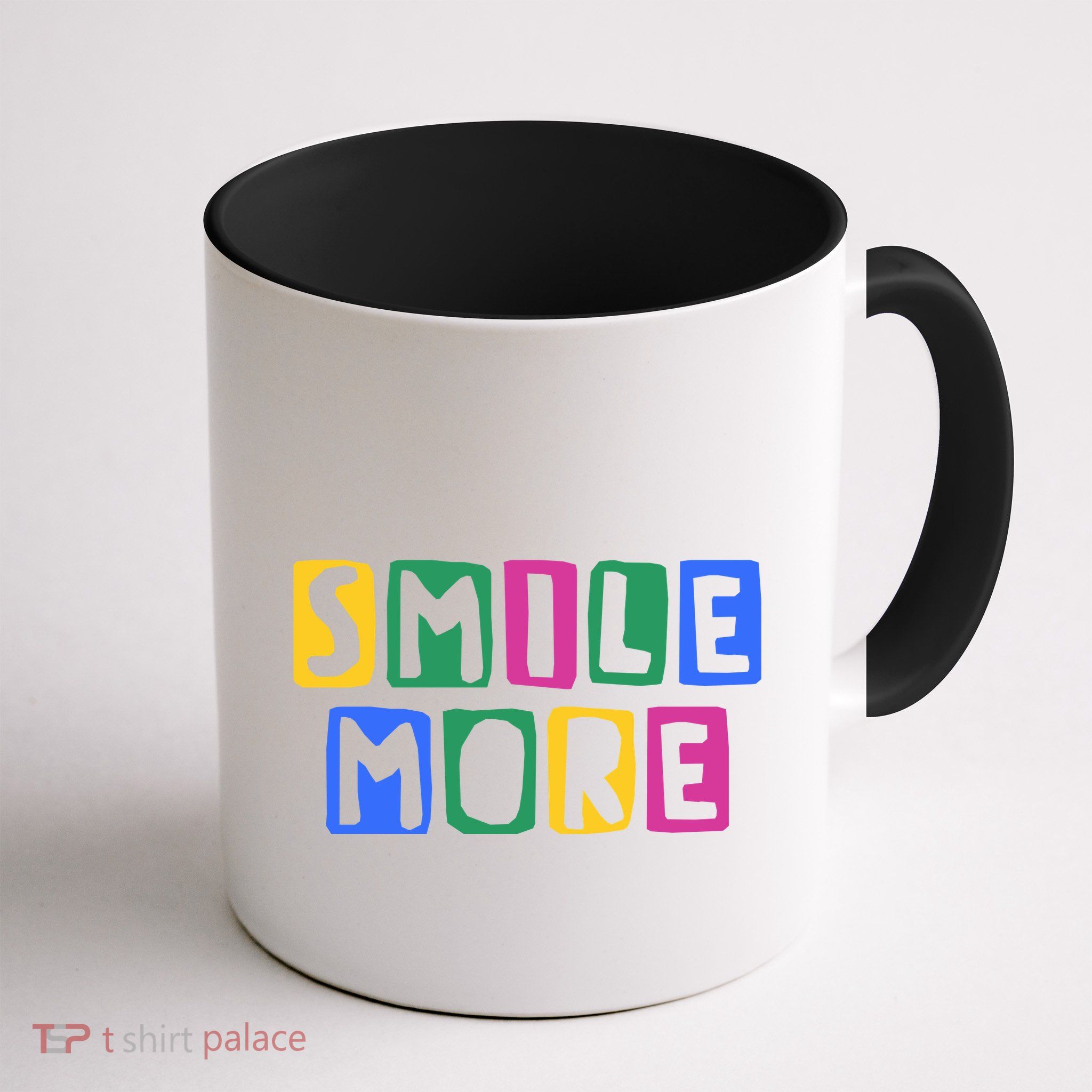 Smile More Colorful Inspiring Mug
