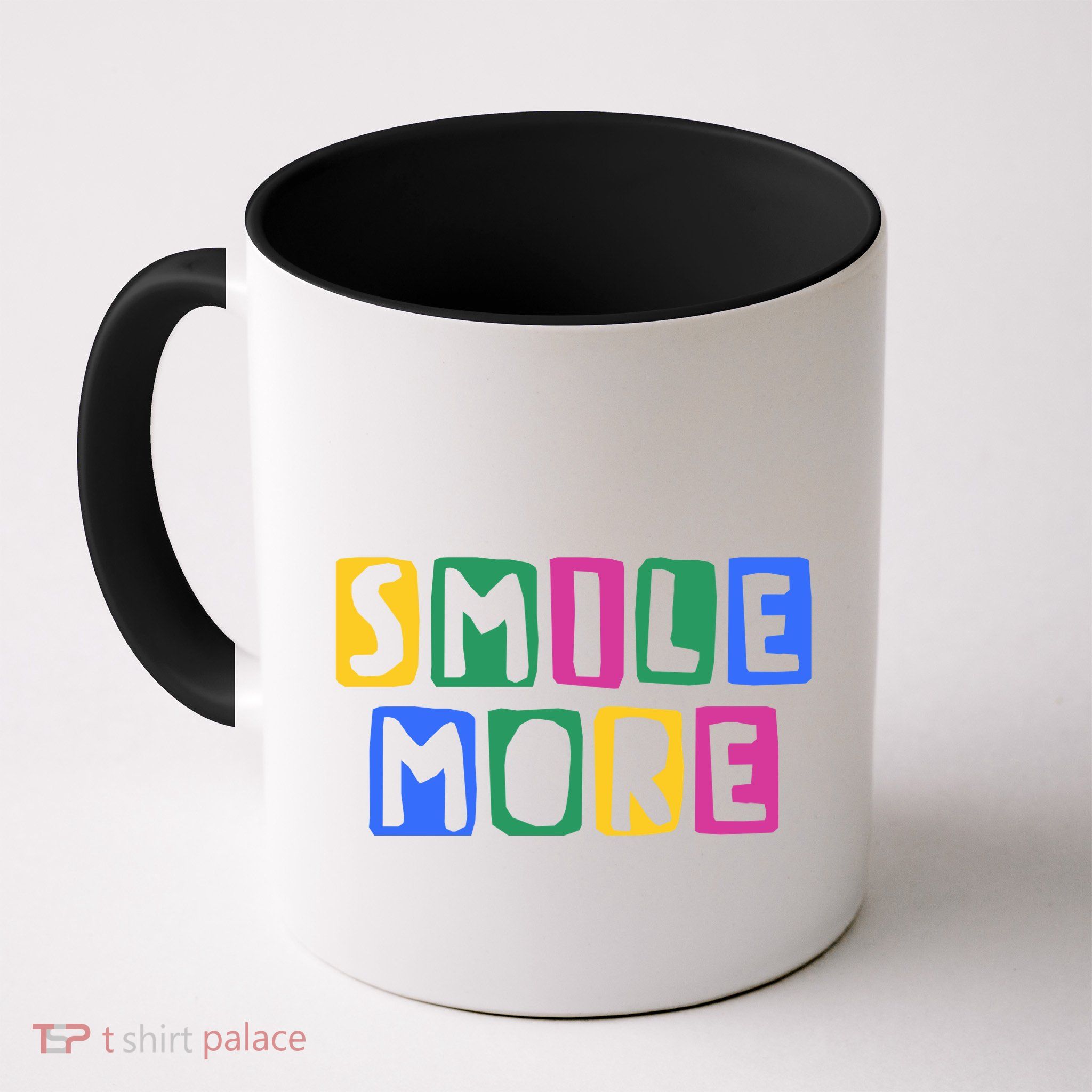 Smile More Colorful Inspiring Mug