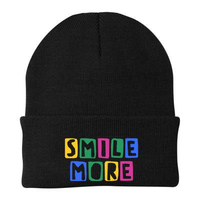 Smile More Colorful Inspiring Beanie