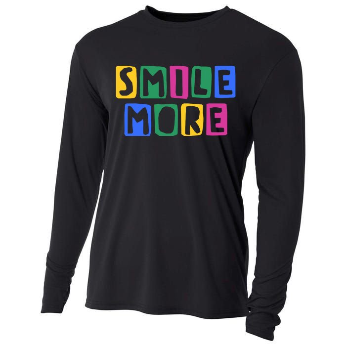 Smile More Colorful Inspiring Cooling Performance Long Sleeve Crew