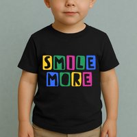 Smile More Colorful Inspiring Toddler T-Shirt