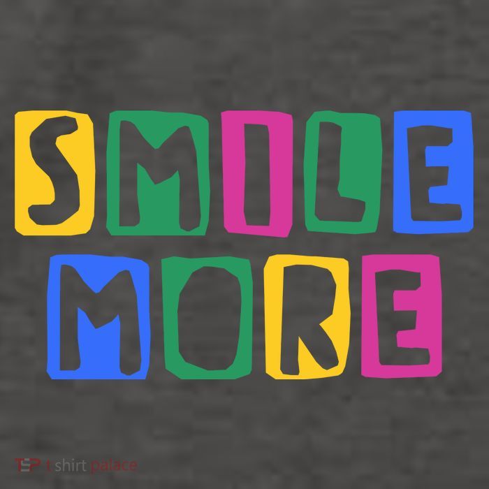 Smile More Colorful Inspiring Vector Backpack