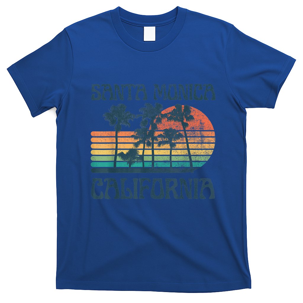 Santa Monica California Beach Summer Vacation Vintage T-Shirt