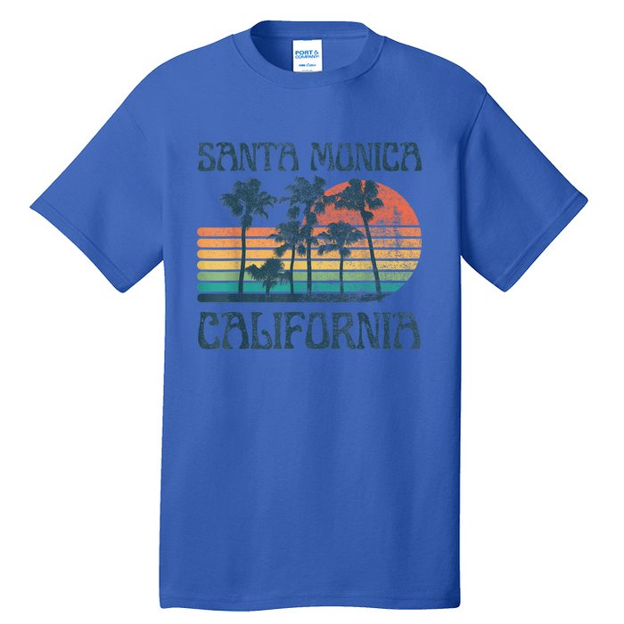 Santa Monica California Beach Summer Vacation Vintage Tall T-Shirt