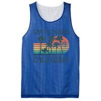 Santa Monica California Beach Summer Vacation Vintage Mesh Reversible Basketball Jersey Tank