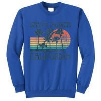 Santa Monica California Beach Summer Vacation Vintage Tall Sweatshirt