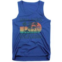 Santa Monica California Beach Summer Vacation Vintage Tank Top