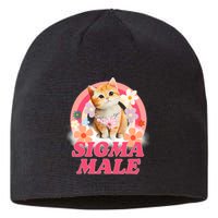 Sigma Male Cat Kitten Funny Sustainable Beanie