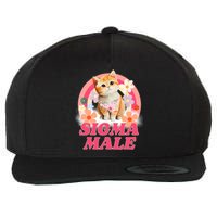 Sigma Male Cat Kitten Funny Wool Snapback Cap