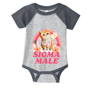 Sigma Male Cat Kitten Funny Infant Baby Jersey Bodysuit