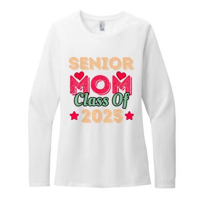 Senior Mom Class Of 2025 Womens CVC Long Sleeve Shirt