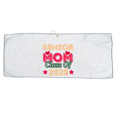 Senior Mom Class Of 2025 Large Microfiber Waffle Golf Towel