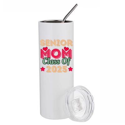 Senior Mom Class Of 2025 Stainless Steel Tumbler