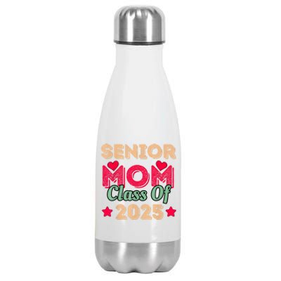 Senior Mom Class Of 2025 Stainless Steel Insulated Water Bottle