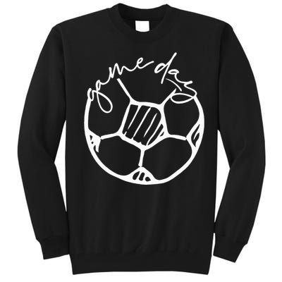 Soccer Mom Cute Mom Life Soccer Game Day Cheer Mom Tall Sweatshirt