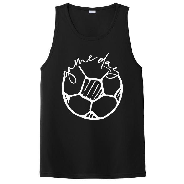 Soccer Mom Cute Mom Life Soccer Game Day Cheer Mom PosiCharge Competitor Tank