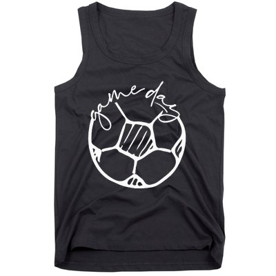 Soccer Mom Cute Mom Life Soccer Game Day Cheer Mom Tank Top