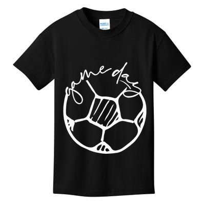 Soccer Mom Cute Mom Life Soccer Game Day Cheer Mom Kids T-Shirt