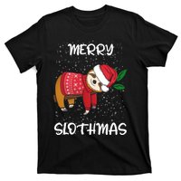 Sloth Merry Christmas Sweater Santa Sloth Merry Slothmas T-Shirt