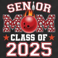 Senior Mom Class Of 2025 Bowling Graduation Mama 2025 Gift Beanie