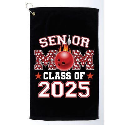 Senior Mom Class Of 2025 Bowling Graduation Mama 2025 Gift Golf Towel
