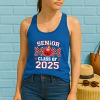 Senior Mom Class Of 2025 Bowling Graduation Mama 2025 Gift Womens Tank Top