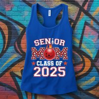 Senior Mom Class Of 2025 Bowling Graduation Mama 2025 Gift Womens Tank Top