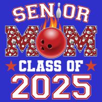 Senior Mom Class Of 2025 Bowling Graduation Mama 2025 Gift Womens Tank Top