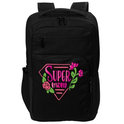 Super Mom Cute Gift Impact Tech Backpack