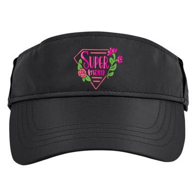 Super Mom Cute Gift Adult Drive Performance Visor