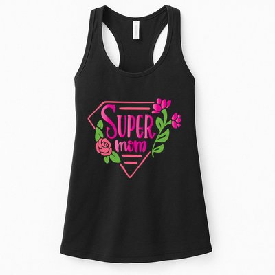 Super Mom Cute Gift Womens Tank Top